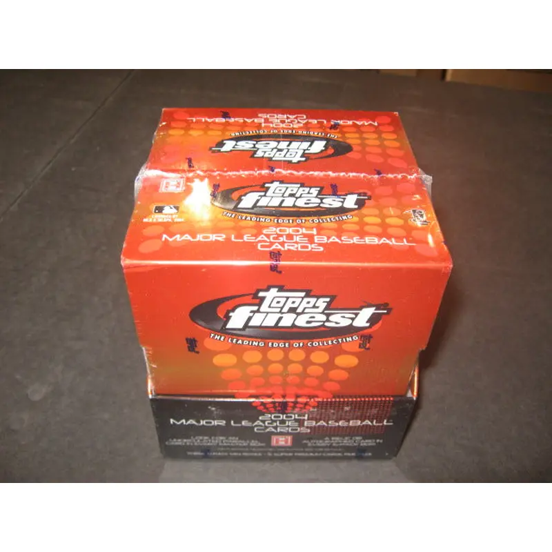 2004 Topps Finest Baseball Box (Hobby) (3/6/5)