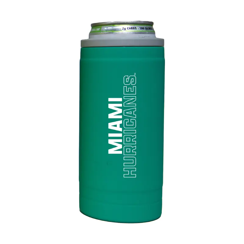 Miami 12oz Optic Stacked Soft Touch Slim Coolie