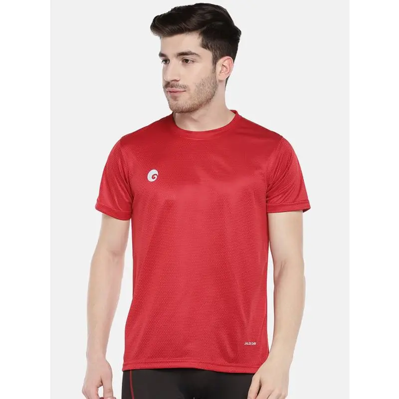 Omtex Sports Mens T-Shirt - Red - 1801 | Kibi Sports