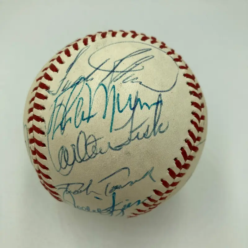 Thurman Munson 1976 All Star Game Team Signed Baseball JSA COA