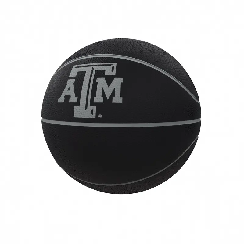 TX A&M Blackout Full-Size Composite Basketball