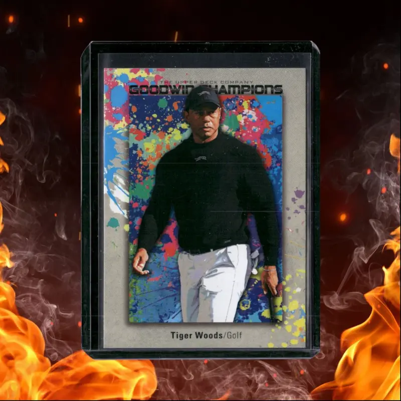 2024 Upper Deck Goodwin Champions Tiger Woods Splash of Color #131