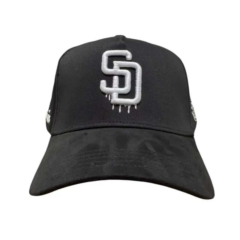 SELECTO HATS MENS BLACK SAN DIEGO SNAPBACK SHSD BLK