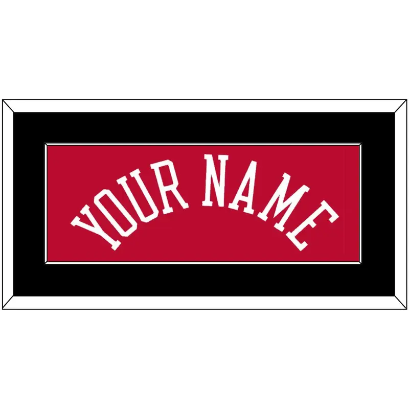 Chicago Name - Red Icon - Single Mat 2