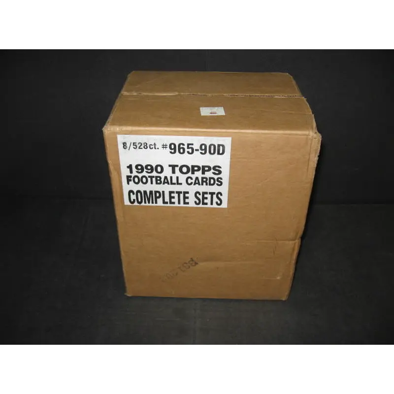 1990 Topps Football Factory Set Case (8 Sets)