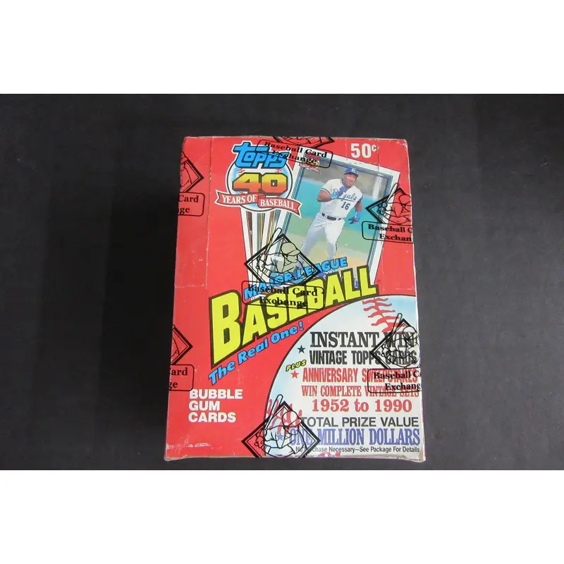 1991 Topps Desert Shield Baseball Unopened Wax Box (BBCE)