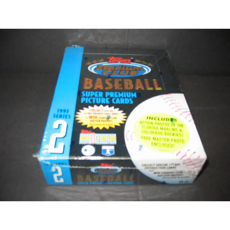 1993 Topps Stadium Club Baseball Series 2 Box