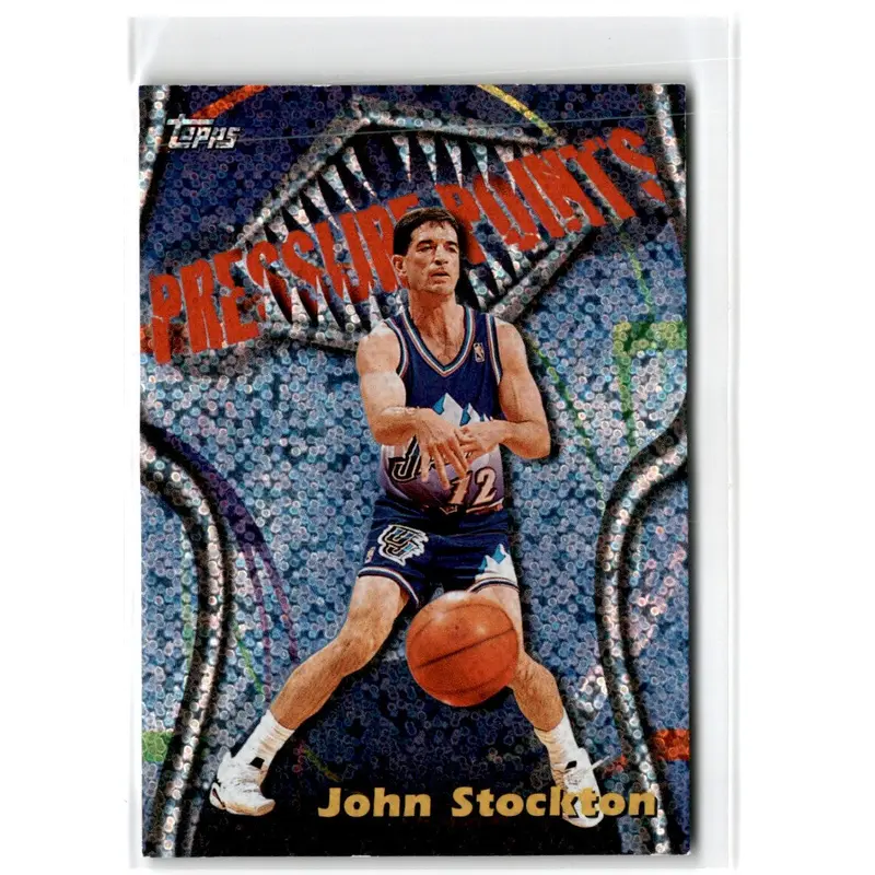 1997 Topps Chrome Season's Best John Stockton #4