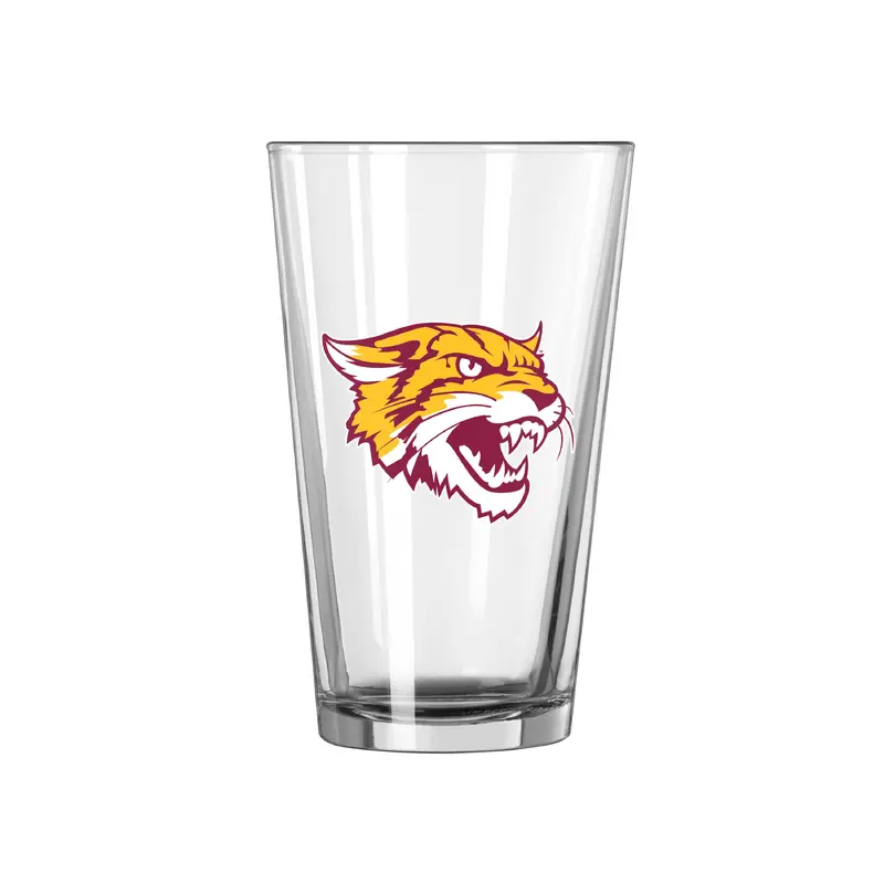 Bethune-Cookman 16oz Stripe Pint Glass