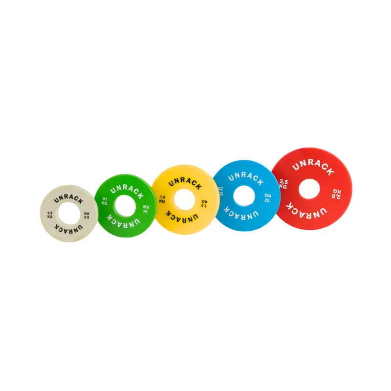 Polyurethane (PU) Fractional Weight Plates - Small Plates, Big Impact Unrack| KIBI SPORTS