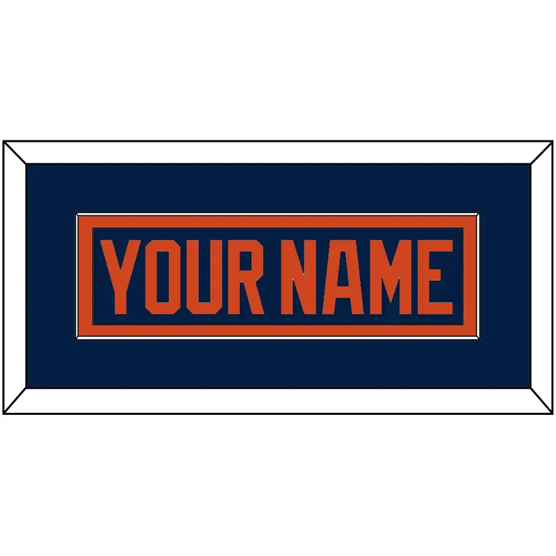 Edmonton Nameplate - Alternate Blue (2019-2024) - Single Mat 2