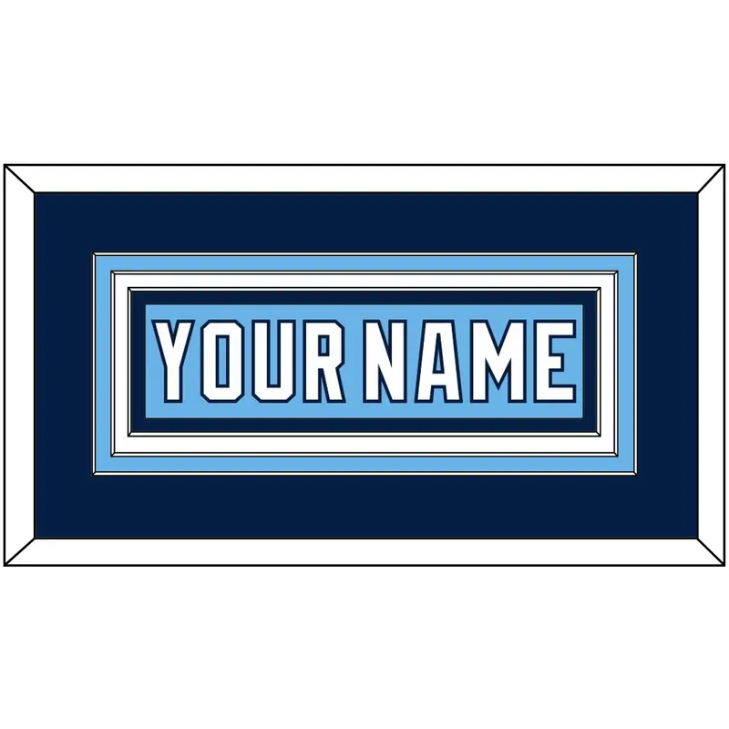 Pittsburgh Nameplate - 2008 Winter Classic Powder Blue - Triple Mat 3