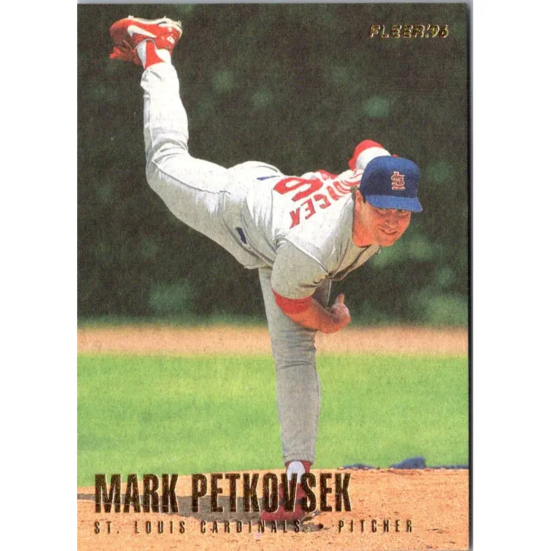 1996 Fleer Mark Petkovsek #554