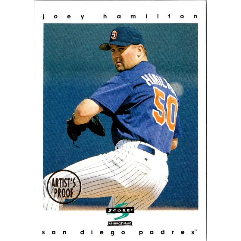 1997 Score Artist's Proofs White Border Joey Hamilton #261