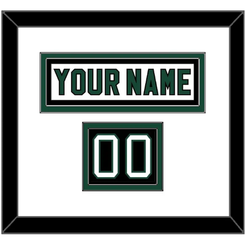 Dallas Nameplate & Number (Shoulder) - Home White (1994-1999) - Double Mat 1