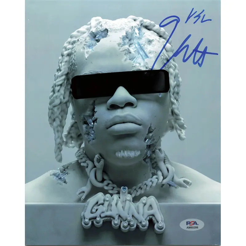 Gunna signed 8X10 photo PSA/DNA Autographed Rapper