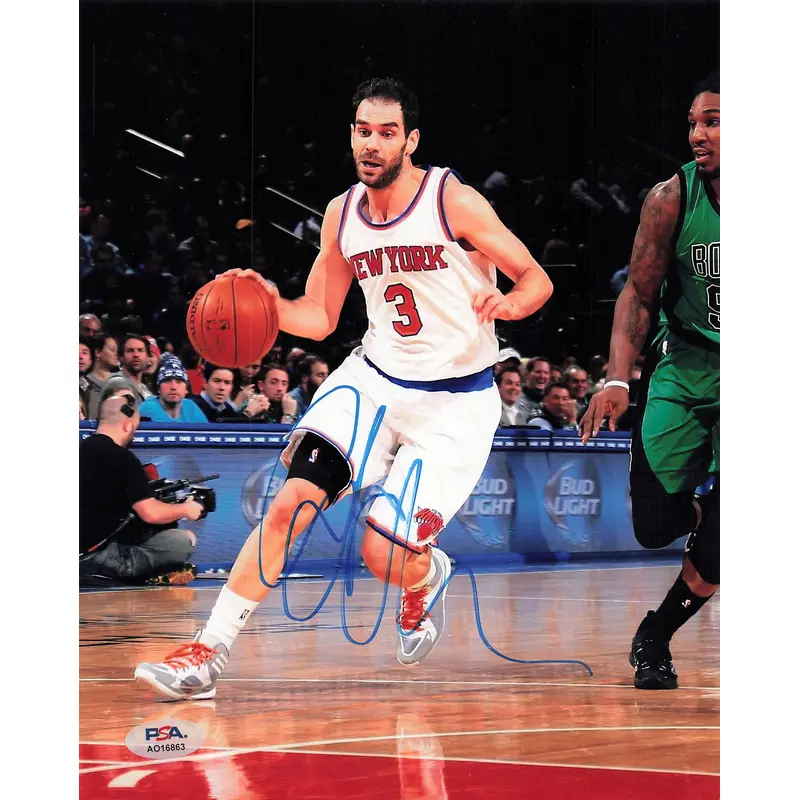 Jose Calderon signed 8x10 photo PSA/DNA New York Knicks Autographed