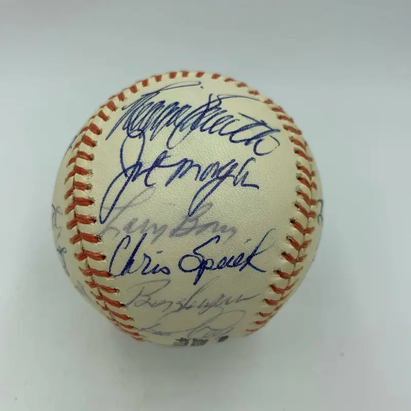 1974 All Star Game Signed Baseball Yogi Berra Carlton Fisk Rose Bench JSA COA