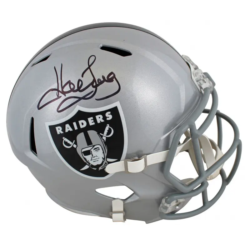 Raiders Howie Long Authentic Signed Full Size Speed Rep Helmet BAS Witnessed