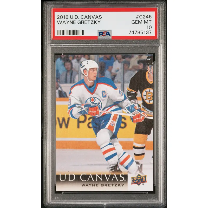 Wayne Gretzky 2018 Upper Deck Canvas #C246 PSA 10 Gem Mint