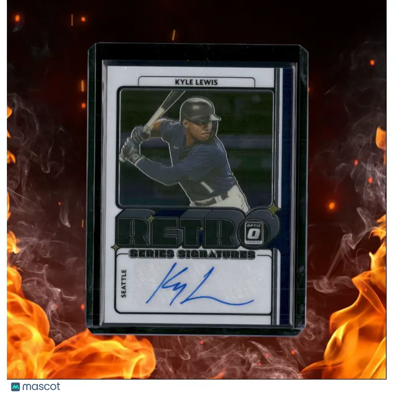 2021 Panini Donruss Optic Kyle Lewis Retro Series Auto #RET-KL