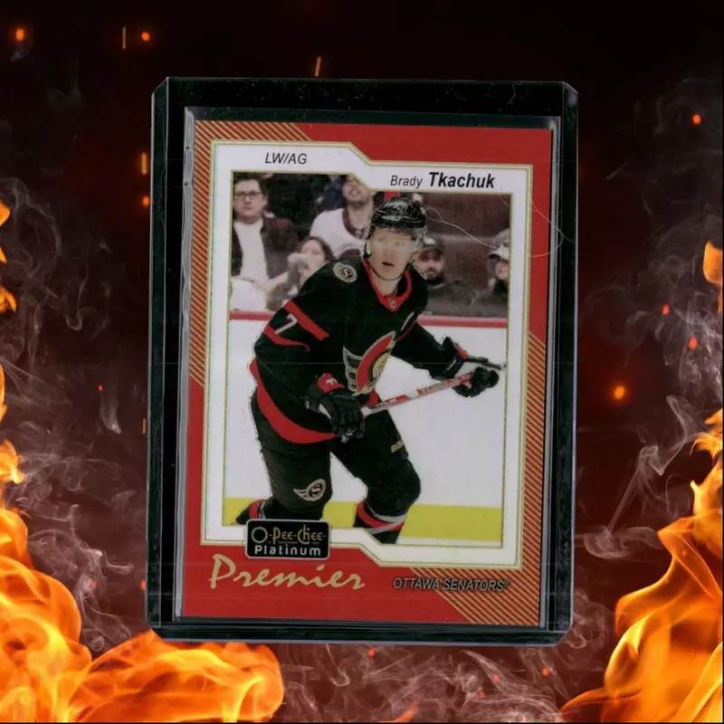 2023-24 O-Pee-Chee Platinum Brady Tkachuk Premier Easter Egg #OPC-20