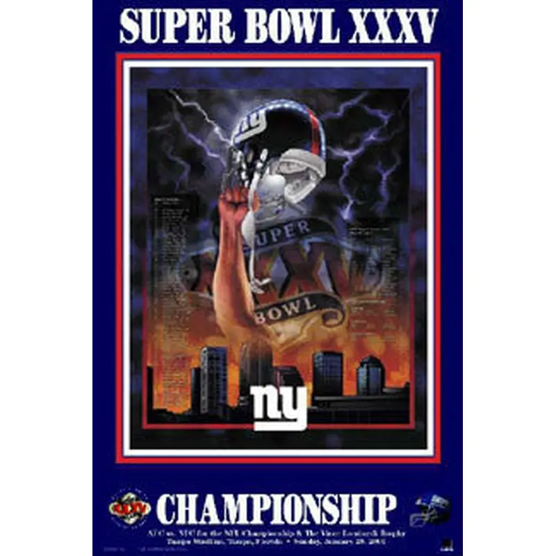 New York Giants "Super Season XXXV" - Action Images 2001