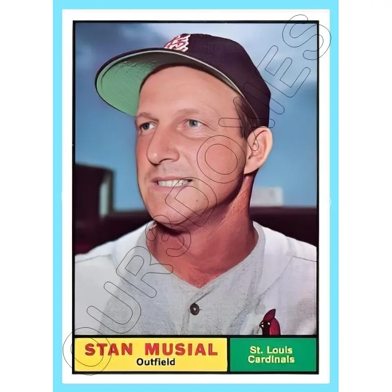 Stan Musial 1961 Topps Reproduction Card - 4271