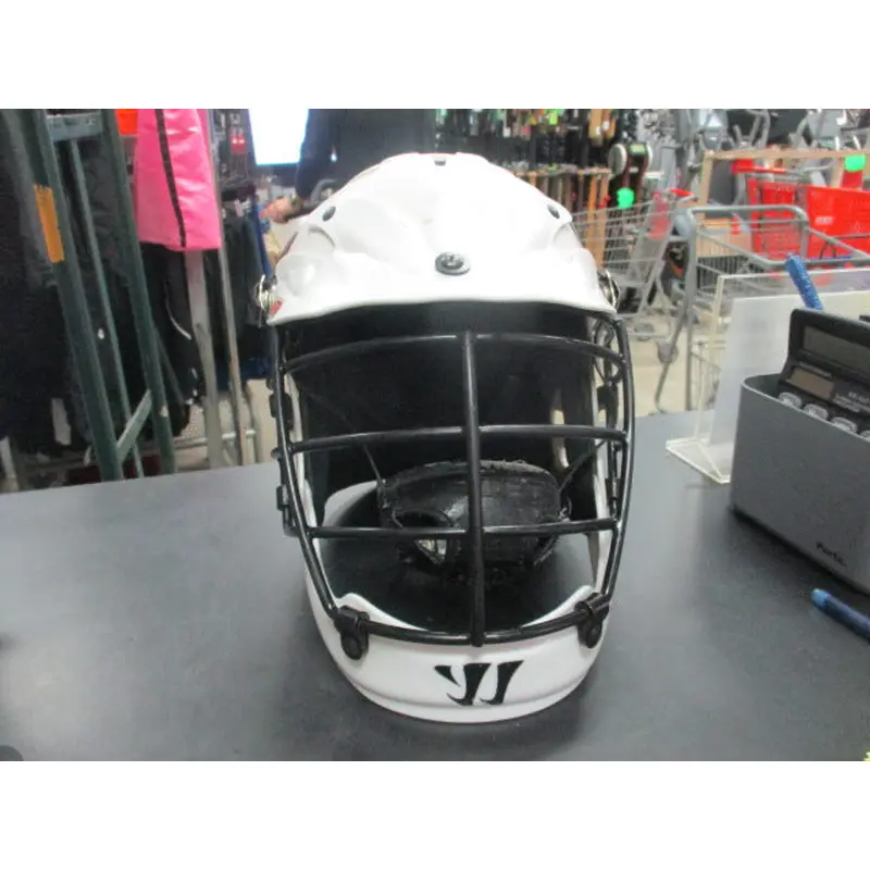 Used Warrior Pro Z Lacrosse Helmet Size Medium