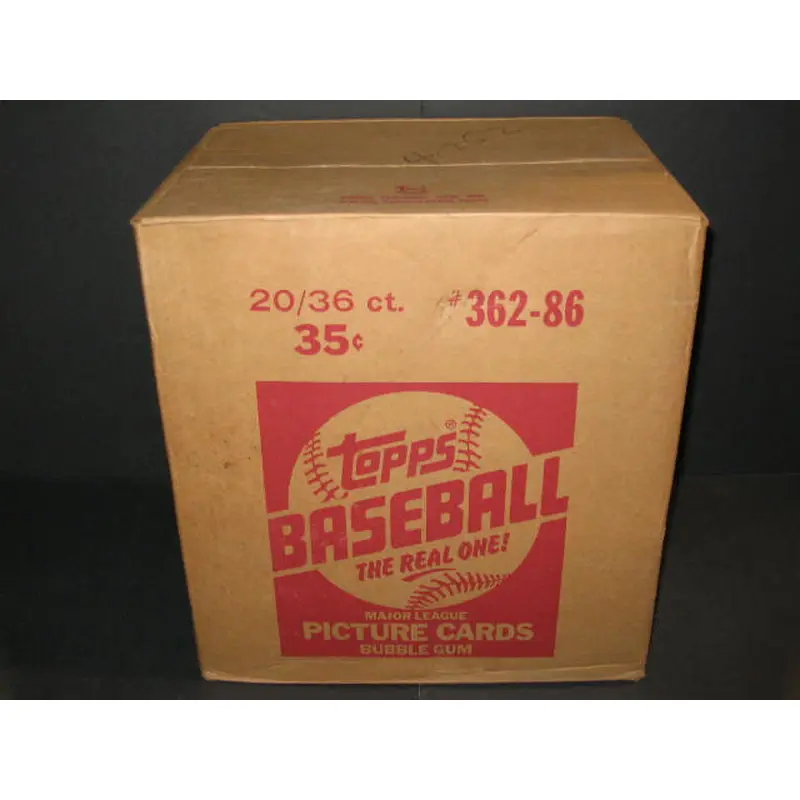 1986 Topps Baseball Unopened Wax Case (20 Box) (Authenticate)