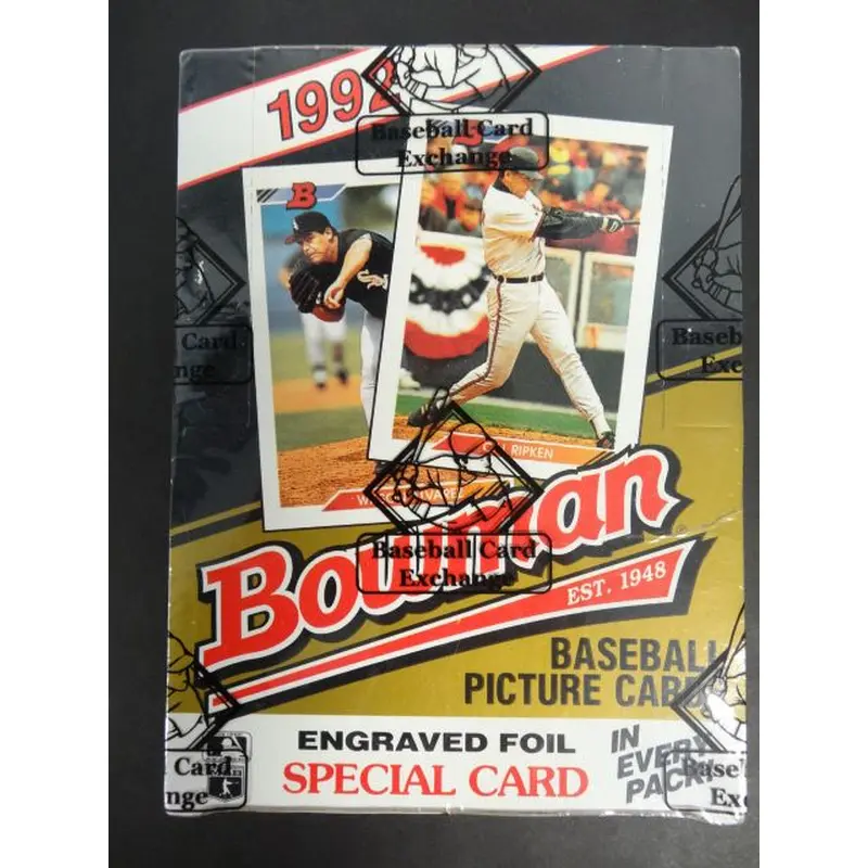 1992 Bowman Baseball Unopened Box (Authenticate)