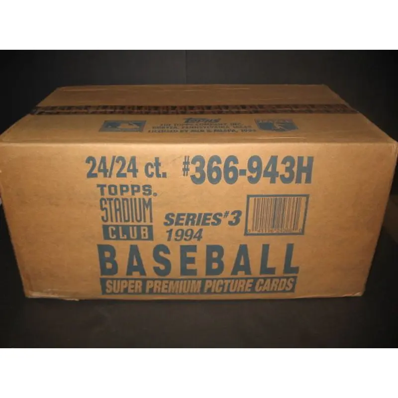 1994 Topps Stadium Club Baseball Series 3 Case (24 Box)