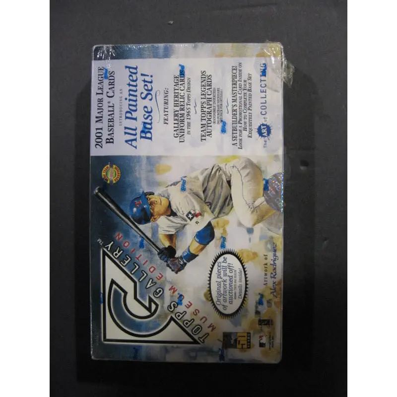 2001 Topps Gallery Baseball Museum Edition Box (HTA)
