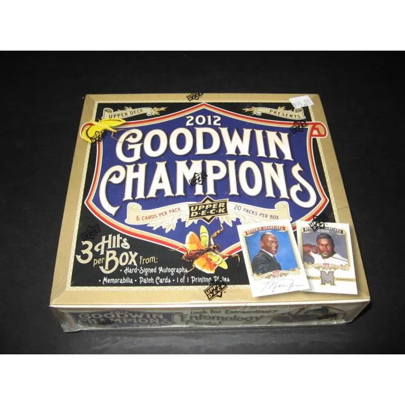 2012 Upper Deck Goodwin Champions Box
