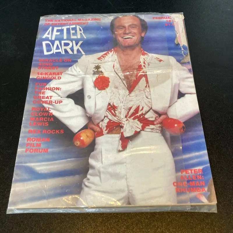Marcia Lewis Signed Autographed Vintage After Dark Magazine