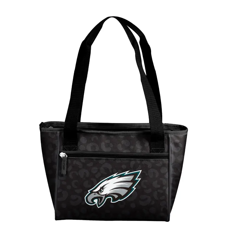 Philadelphia Eagles Leopard Print 16 Can Cooler Tote