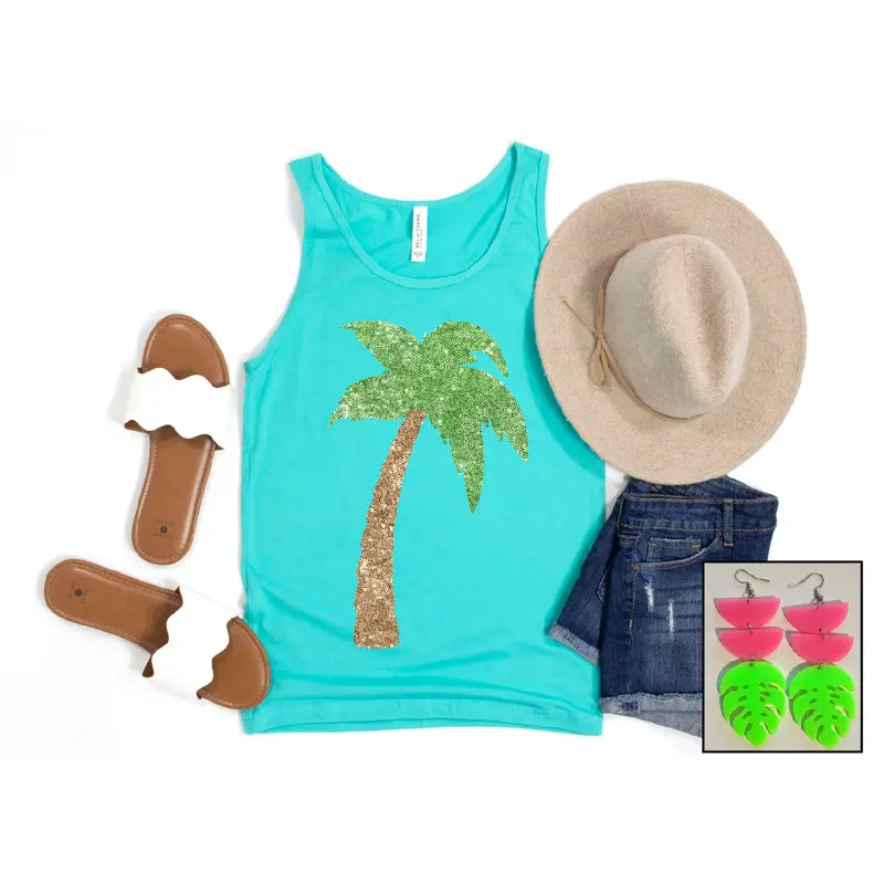 Palm Tree (Sequin Look)