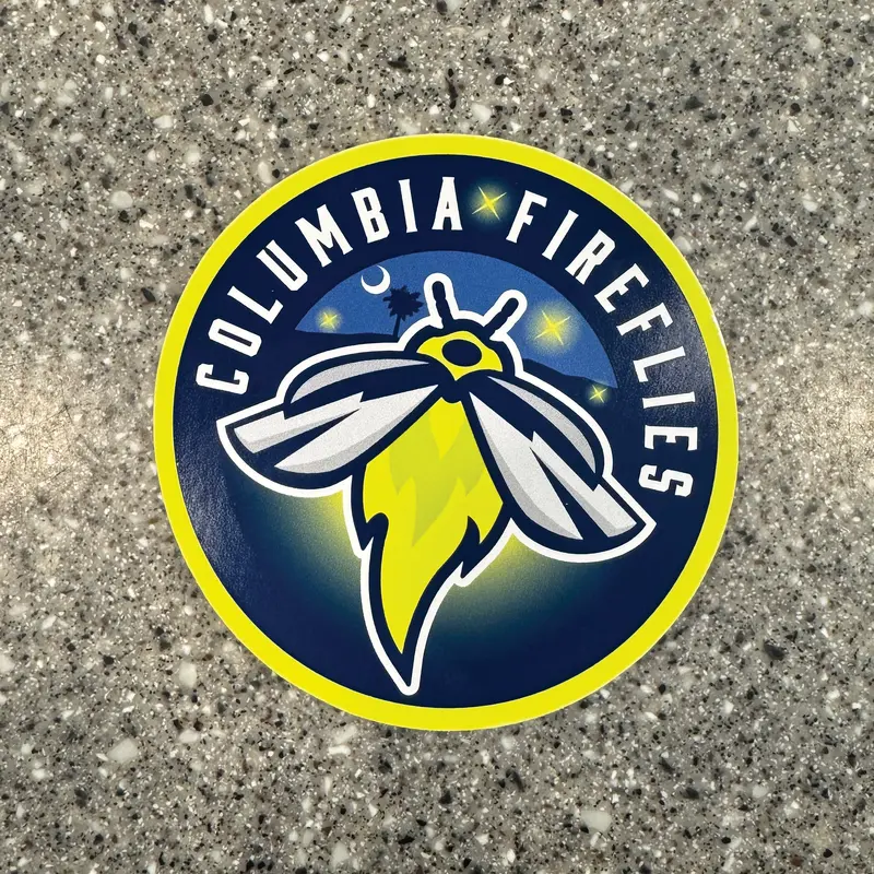 PSG Fireflies Primary Logo 4'' Decal