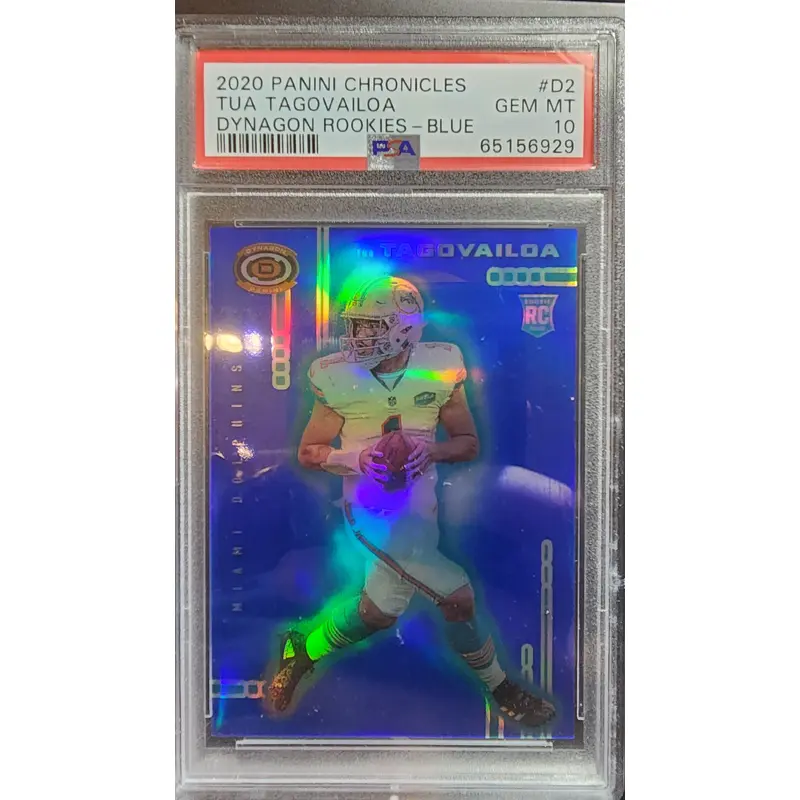 Tua Tagovailoa 2020 Chronicles Dynagon Blue #3/25 PSA 10 Gem Mint