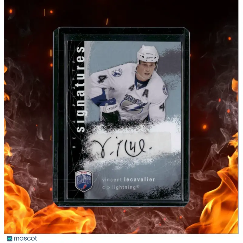 2007-08 Upper Deck Be a Player Vincent Lecavalier Signatures Auto #VL