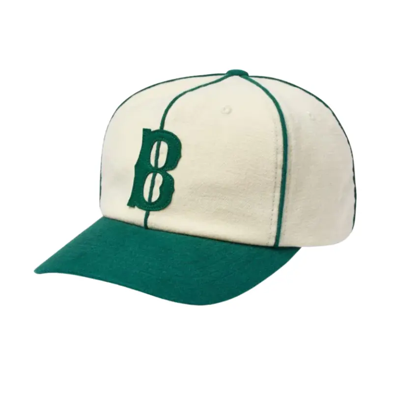 Big B Mp Cap - Off White/Kelly Green