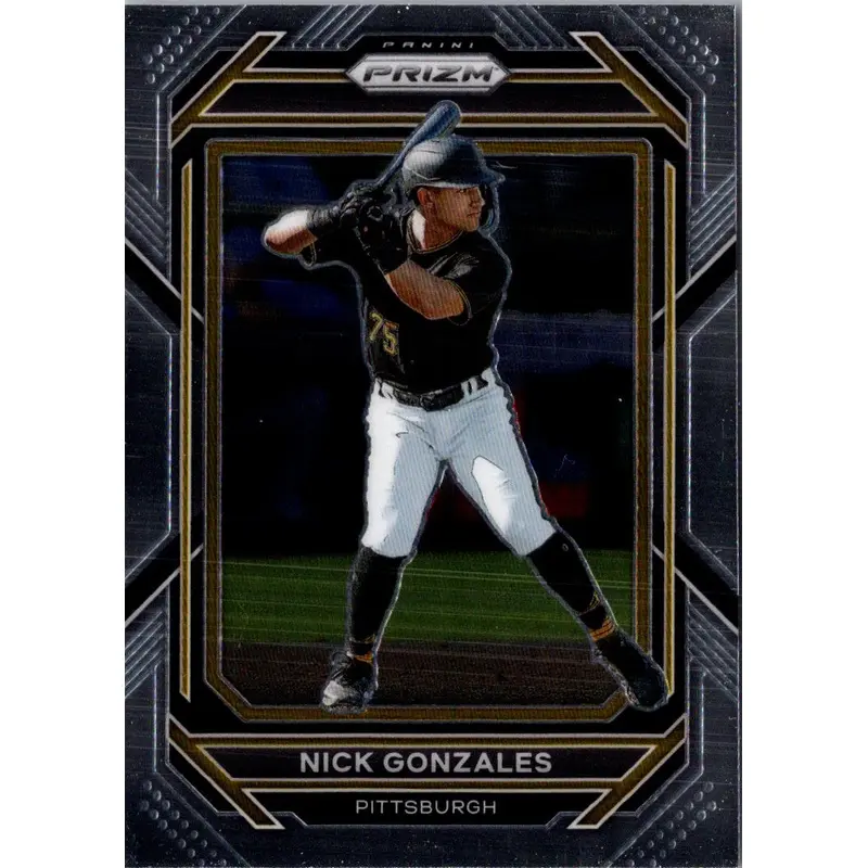 2023 Panini Prizm Blue Ice Nick Gonzales #129