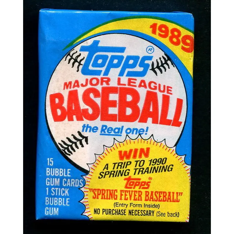 1989 Topps Baseball Unopened Wax Pack