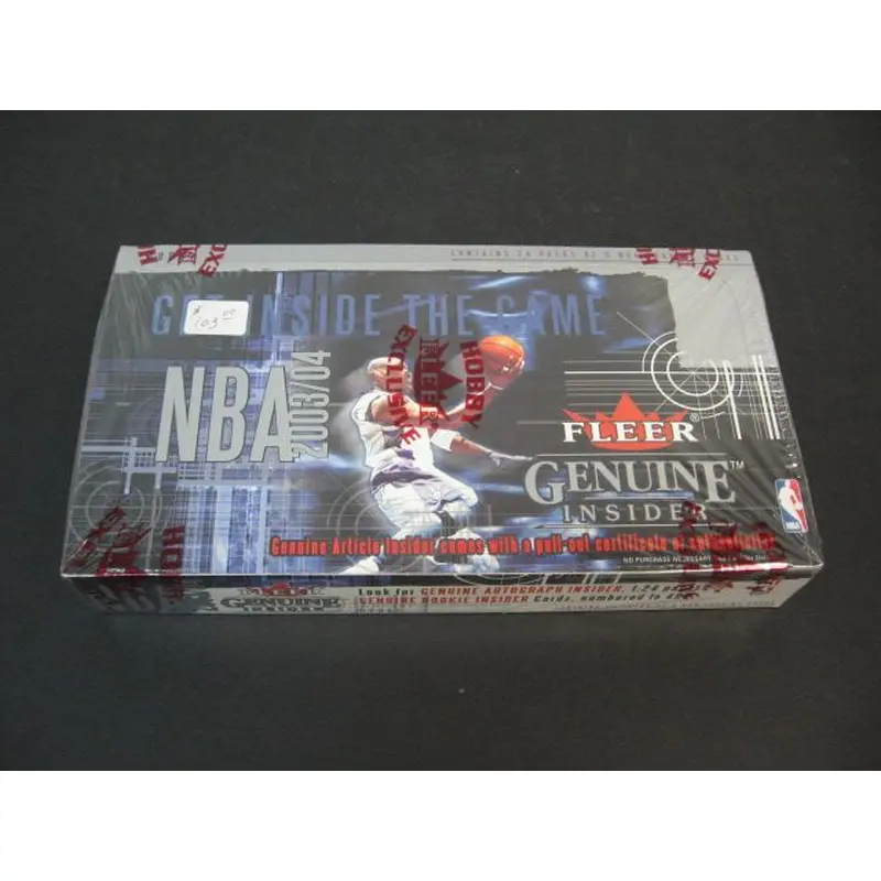 2003/04 Fleer Genuine Insider Basketball Box (Hobby)