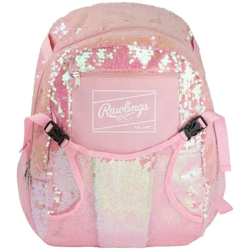 2025 Rawlings Youth Sequin Pink Backpack