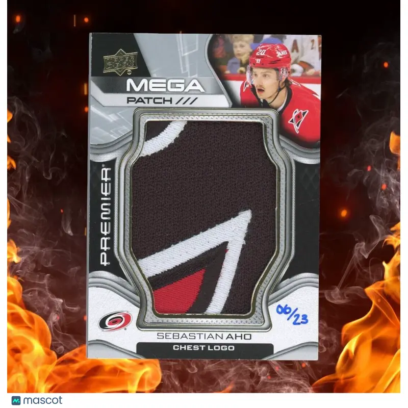 2022-23 Upper Deck Premier SEBASTIAN AHO Mega Patch 06/23 #PMP-SA