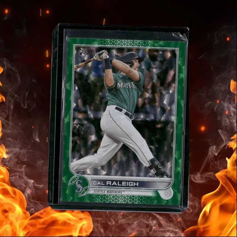 2022 Topps Cal Raleigh Green Foilboard Rookie 317/499 #277