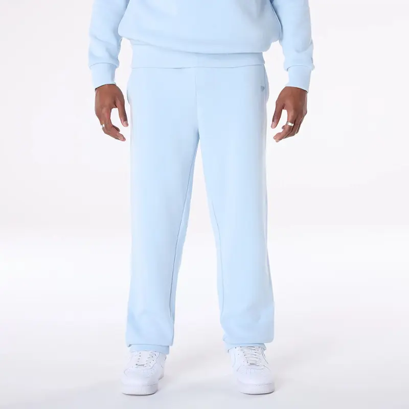 New Era Straight Leg Pastel Blue Joggers