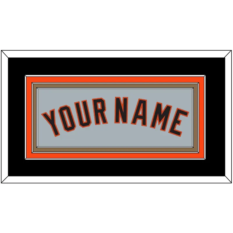 San Francisco Name - Road Gray - Triple Mat 3