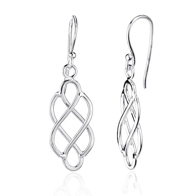 Sterling Silver "Braided" Earrings